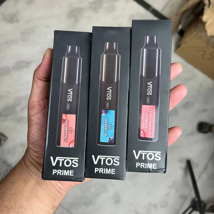 VTOS Prime Type-C Rechargeable Vape (5% NIc) - 8000 Puffs