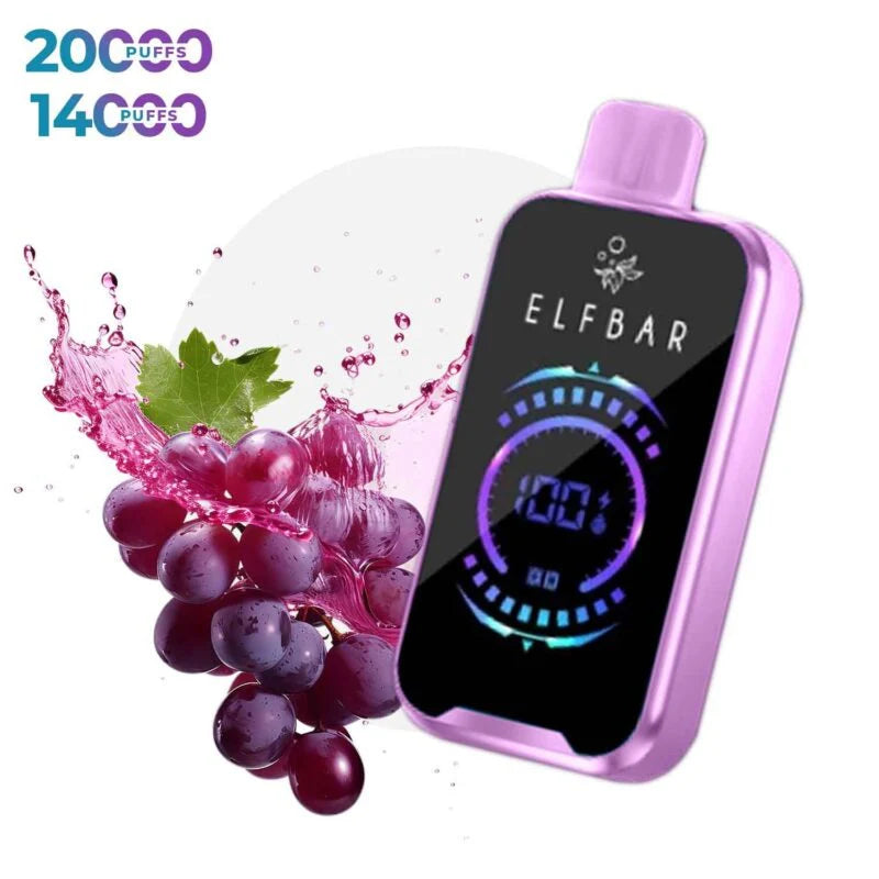 Elf Bar Raya D2 with Dynamic Screen – 20,000 Puffs