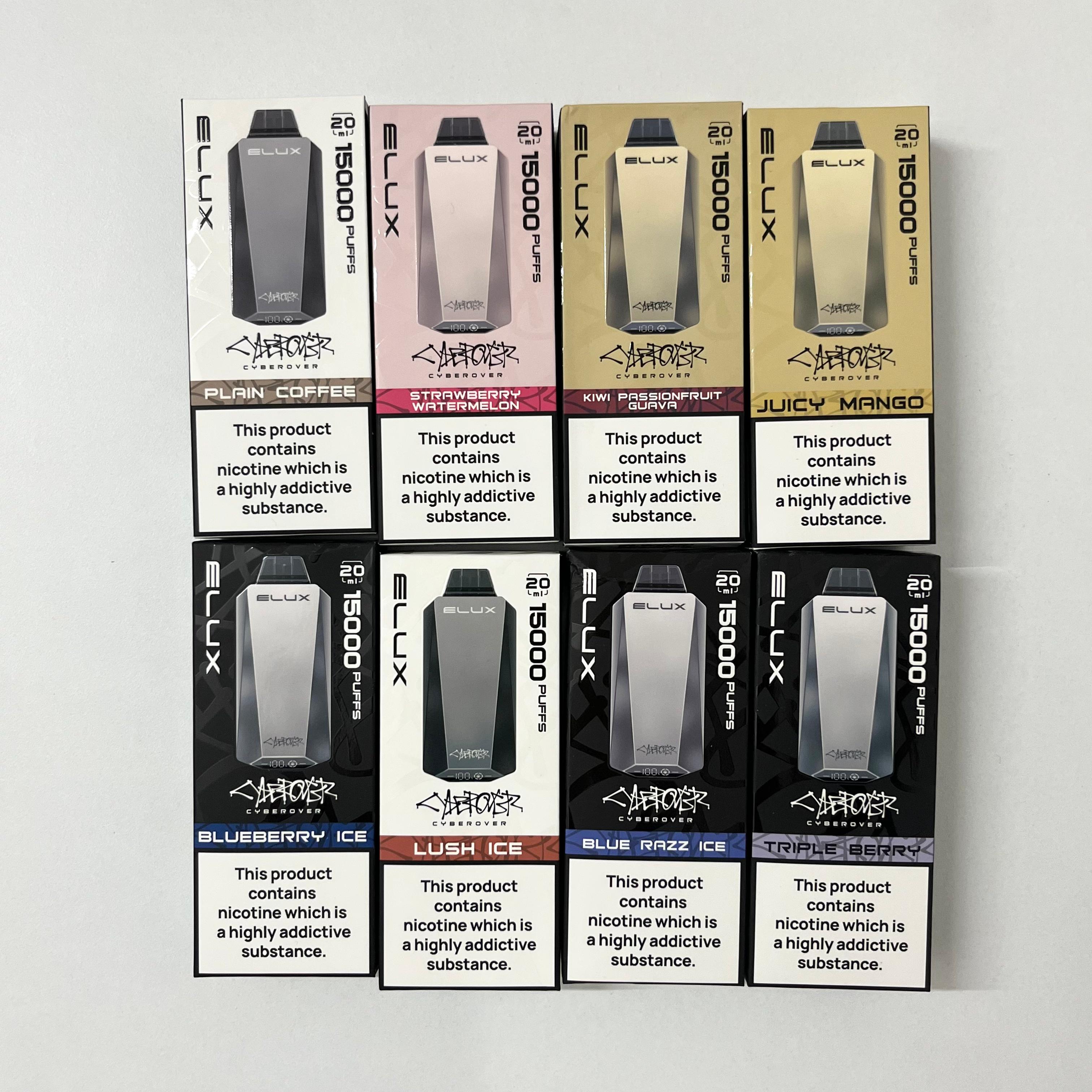 Elux Cyberover Stainless Steel - 15,000 Puffs