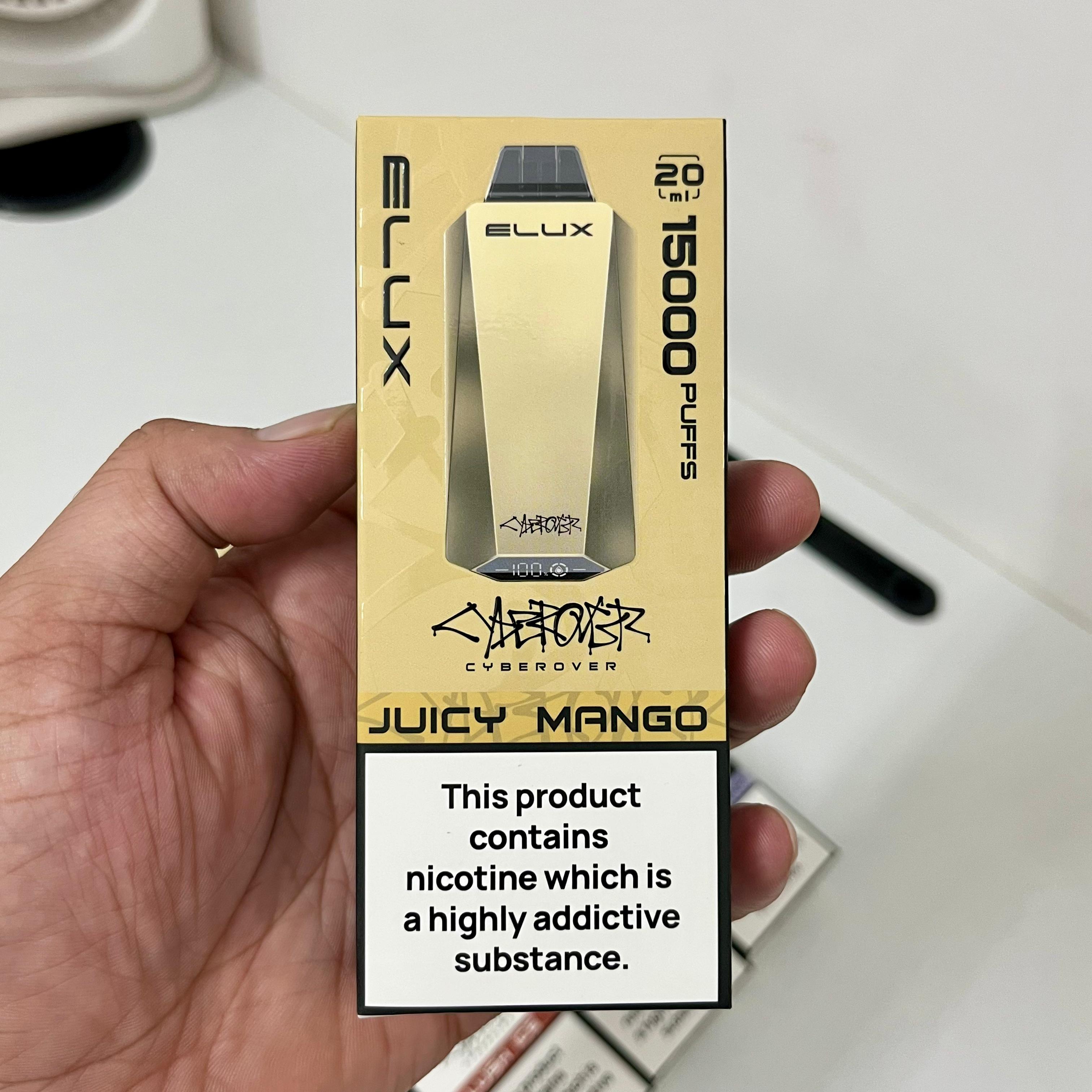 Elux Cyberover Stainless Steel - 15,000 Puffs