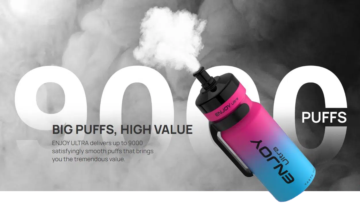 Enjoy Ultra 9000 – Water Bottle Disposable Vape(Without Box)