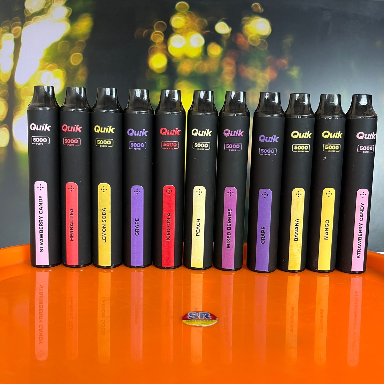 Quik Easy Refillable Vape with Type C Charging - 5000 Puffs-(Without Box)