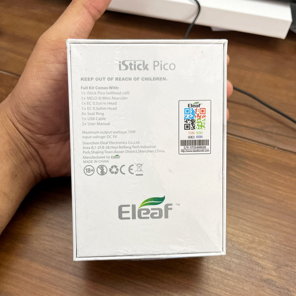Eleaf iStick Pico Reusable Vape with Free Juice & Battery - 75W